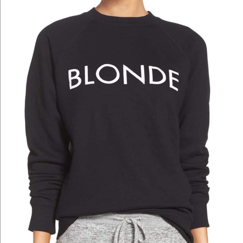 NWOT BLONDE sweatshirt